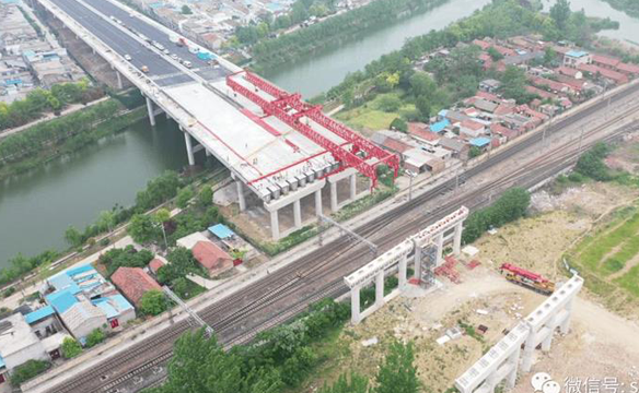 宿州市銀河路一路上跨京滬鐵路立交橋路基、給排水、河道整治工程